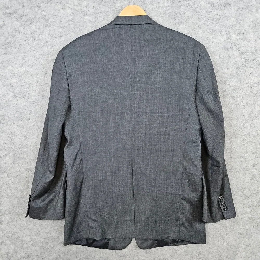 Von Maur Hart Schaffner Marx Gold Trumpeter‎ Gray Wool Blazer Men's 42S Preppy